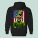 GeckoCustom Custom Photo Pattrick's Day With America Flag Dog Shirt N369 HN590