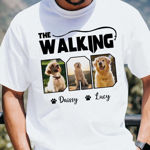 GeckoCustom Custom Photo The Walking Dad Dog Bright Shirt K228 889086