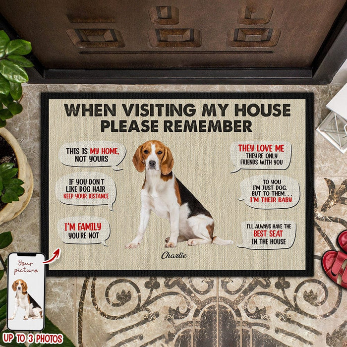 I Really Love My Dog Doormat - Funny