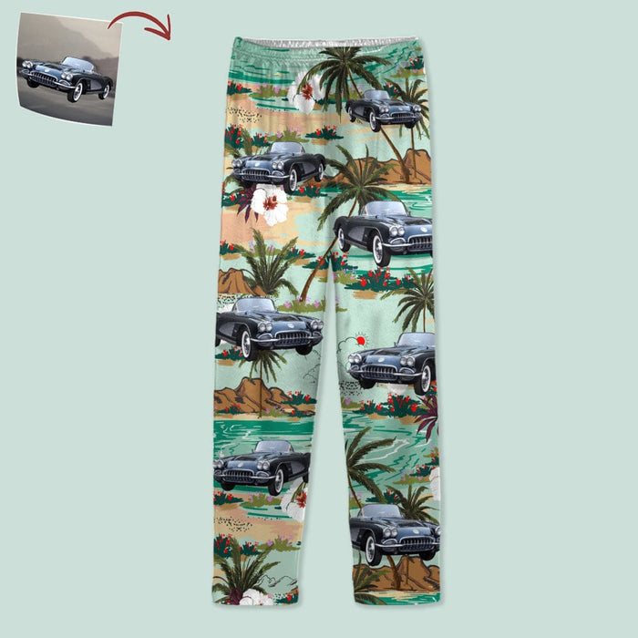 GeckoCustom Custom Photo With Accessories Pattern Car Pajamas N304 HN590 For Adult / Only Pants / XS