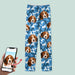 GeckoCustom Custom Photo With Camo Background Dog Pajamas N304 HN590 For Kid / Only Pants / 3XS
