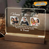 GeckoCustom Custom Shape Father's Day Acrylic Plaque LED Night Light K228 HN590 Acrylic / 7.9"x4.5"