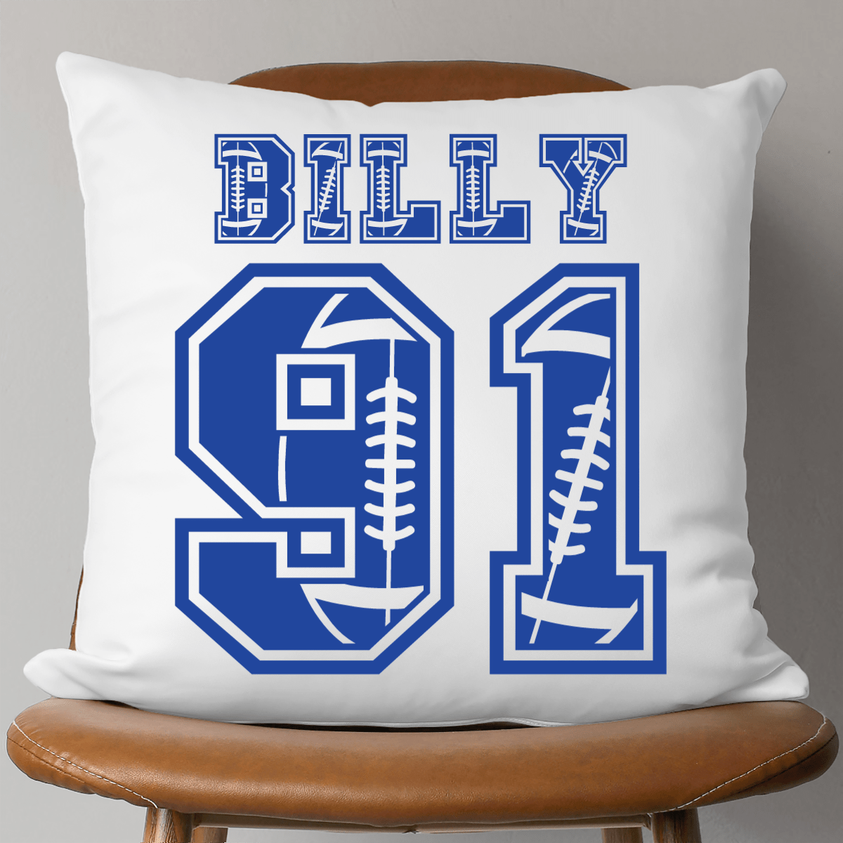 Personalized baseball pillow sales case