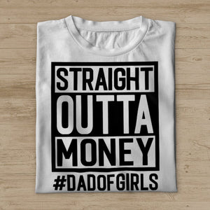 GeckoCustom Dad Of Girl Family T-shirt, HN590
