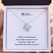 GeckoCustom Dad's A Dickhead Personalized Funny Single Mom Message Card Necklace C268 Love Knot