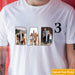GeckoCustom Dad Shirt, Dad Of 3 Shirt, Dad Of 2 Shirt, Funny Dad Shirt, Upload Photo shirt HN590