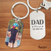 GeckoCustom Dad We Love You Family Metal Keychain HN590 With Gift Box (Favorite) / 1.77" x 1.06"
