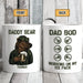 GeckoCustom Daddy Bear Dad Bod Working On My Six Pack Personalized Custom Family Mug C322