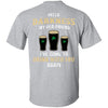 GeckoCustom Darkness old friend drink beer irish st patty's day shirt Basic Tee / Sport Grey / S
