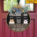 GeckoCustom Depends On Who You Are And How Much You Like Cat Door Sign N369 HN590