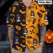 GeckoCustom Dog Cat Clipart Halloween Man Hawaiian Shirt K228 HN590