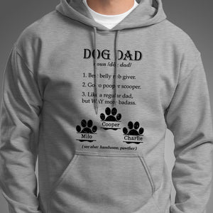 GeckoCustom Dog Dad Custom Shirt H228