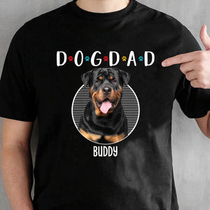 GeckoCustom Dog Dad/Mom Personalized Custom Dog Photo Shirt H487