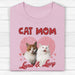GeckoCustom Dog Mom Cat Mom Personalized Custom Photo Dog Cat Shirt C550V3