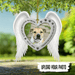 GeckoCustom Dog Ornament, Dog Loss Gift HN590 4 Inch x 3 Inch / MDF