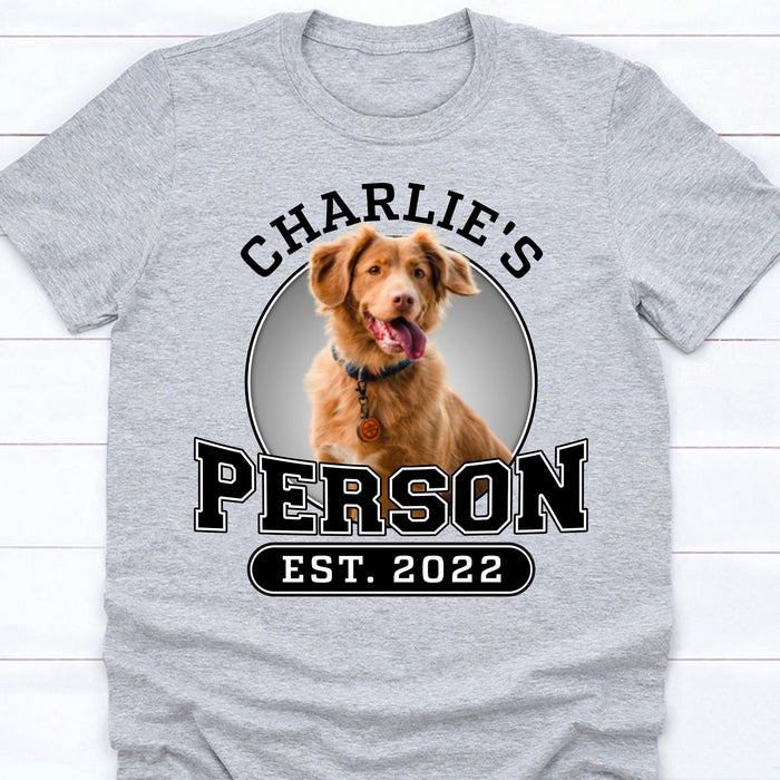 Dog sales person shirt