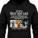 GeckoCustom Dogs Run To You Personalized Custom Photo Dog Dad Shirt C606 Pullover Hoodie / Black Colour / S