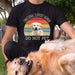 GeckoCustom Emotional Support Human Do Not Pet Dog Shirt, Cat Shirt Upload Photo Shirt HN590 Premium Tee (Favorite) / P Black / S