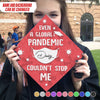 GeckoCustom Even A Global Pandemic Couldn't Stop Me Graduation Cap Topper, HN590 9.5"x9.5"