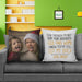 GeckoCustom Even Though I'm Not From Your Step Mother Family Throw Pillow HN590
