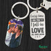 GeckoCustom Every Time I See You Couple Metal Keychain, LGBT Gifts HN590