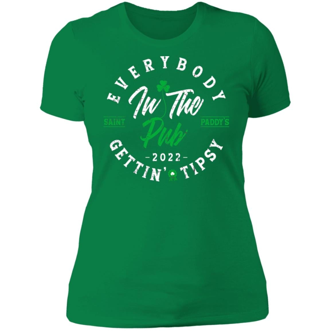 GeckoCustom Everybody in the Pub 2022 Women Tee / Kelly Green / X-Small