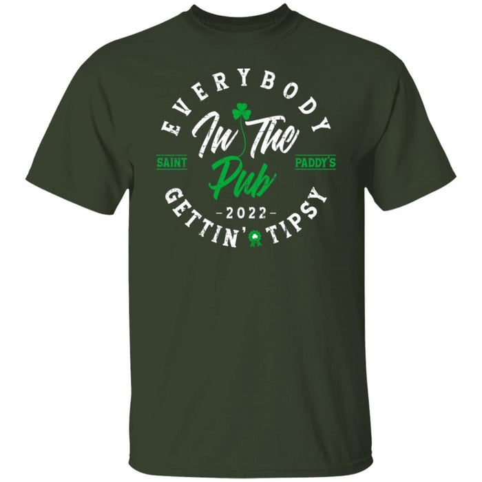 GeckoCustom Everybody in the Pub 2022 Basic Tee / Forest / S