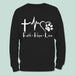 GeckoCustom Faith Hope Love Dog Shirt T286 HN590 Long Sleeve / Colour Black / S