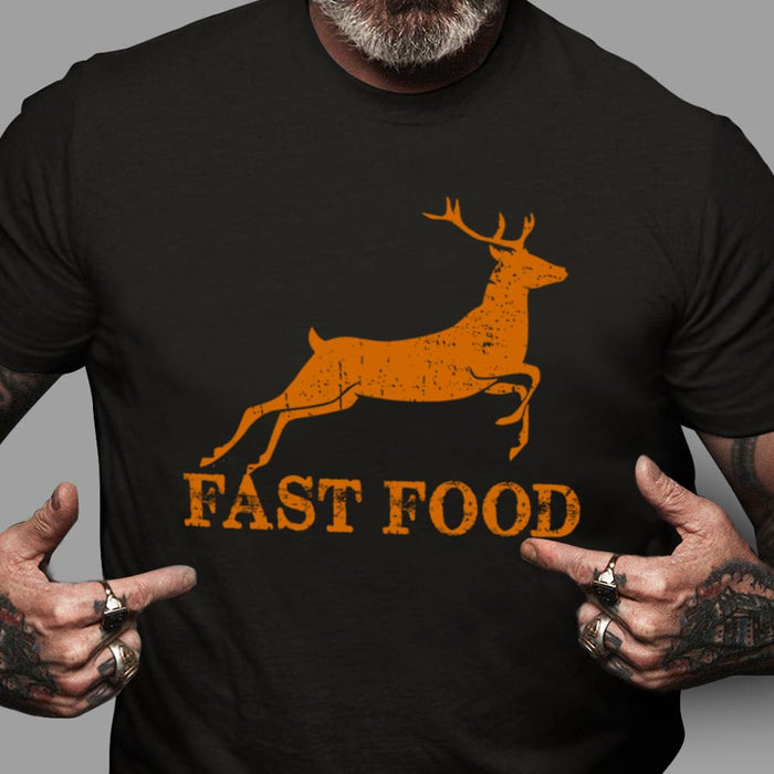 Fast Funny Hunting T-shirt, Gift HN590 GeckoCustom