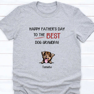 GeckoCustom Fathers Mothers Day From Dog Personalized Custom Dog Shirt C234 Unisex T-Shirt / Light Blue / S