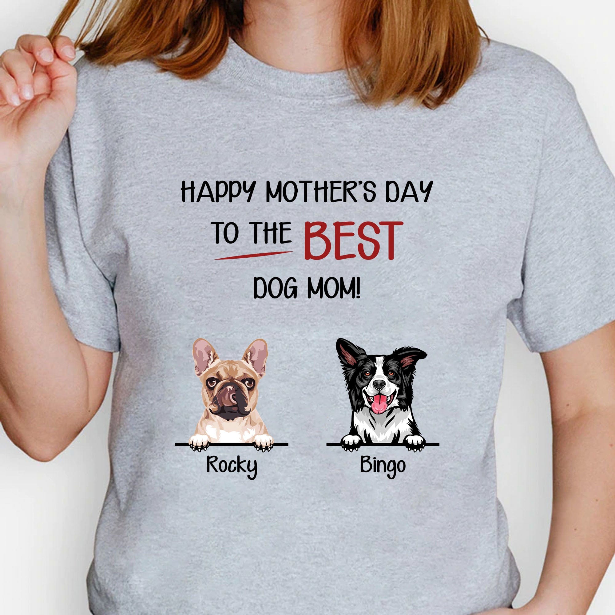 GeckoCustom Fathers Mothers Day From Dog Personalized Custom Dog Shirt C234