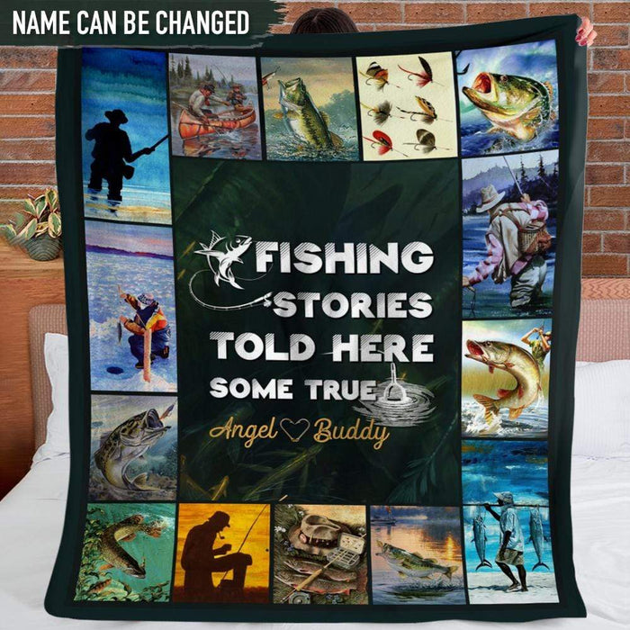 Fishing Story Told Here Some True Fishing Blanket HN590 — GeckoCustom