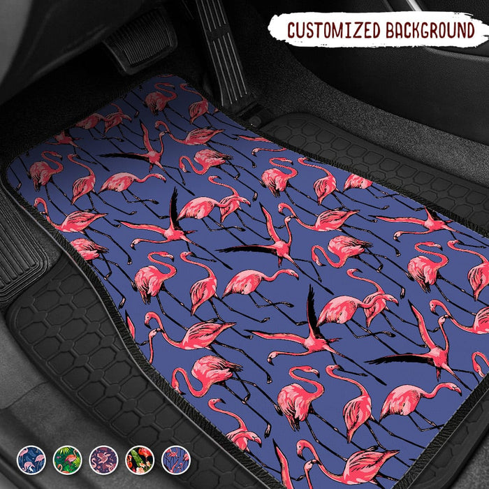 GeckoCustom Flamingo Texture Car mats HN590