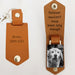GeckoCustom Forever Wouldn't Have Been Long Enough Dog Pet Memorial Vintage Leather Photo Keychain C247