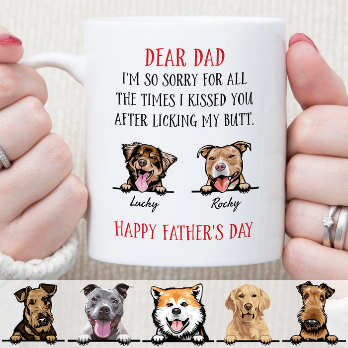 GeckoCustom Funny Father's Mother's Day From Dog Mug C225 11oz