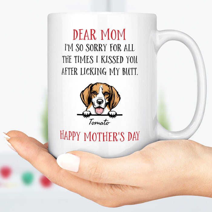 GeckoCustom Funny Father's Mother's Day From Dog Mug C225