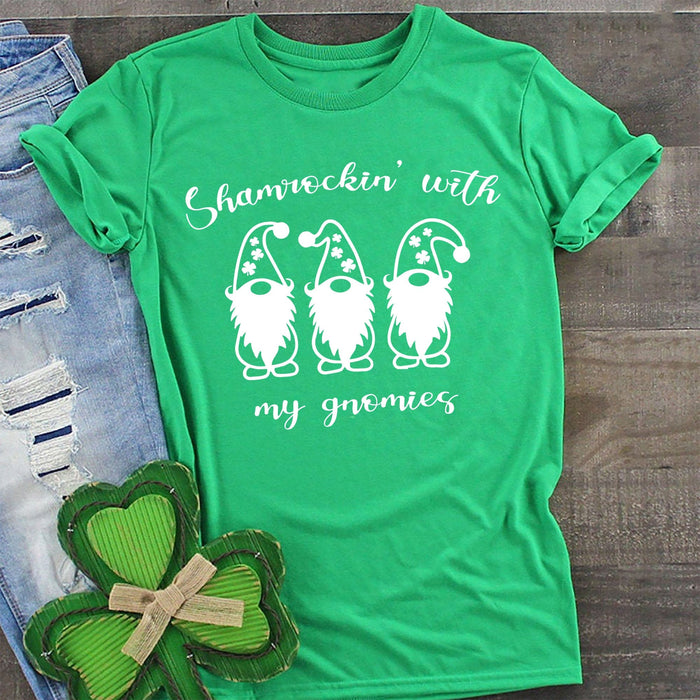 GeckoCustom Funny St Patrick's Day Custom Shirt C142 Women T Shirt / Irish Green Color / S