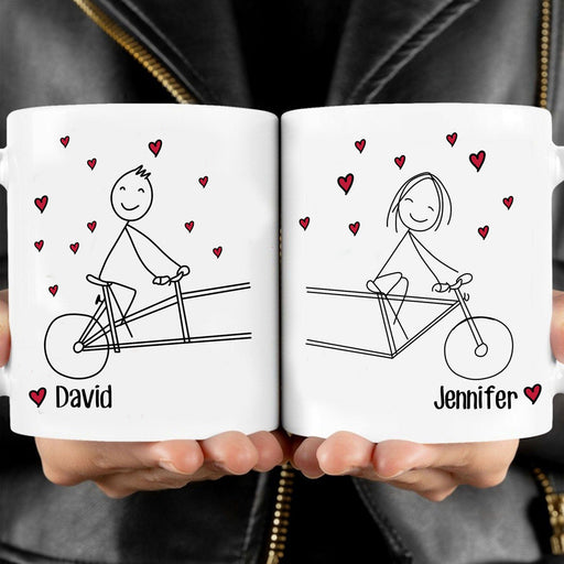 GeckoCustom Funny Valentine Gift For Couple Personalized Custom Anniversary Mug Valentine Day Gift H610 11oz