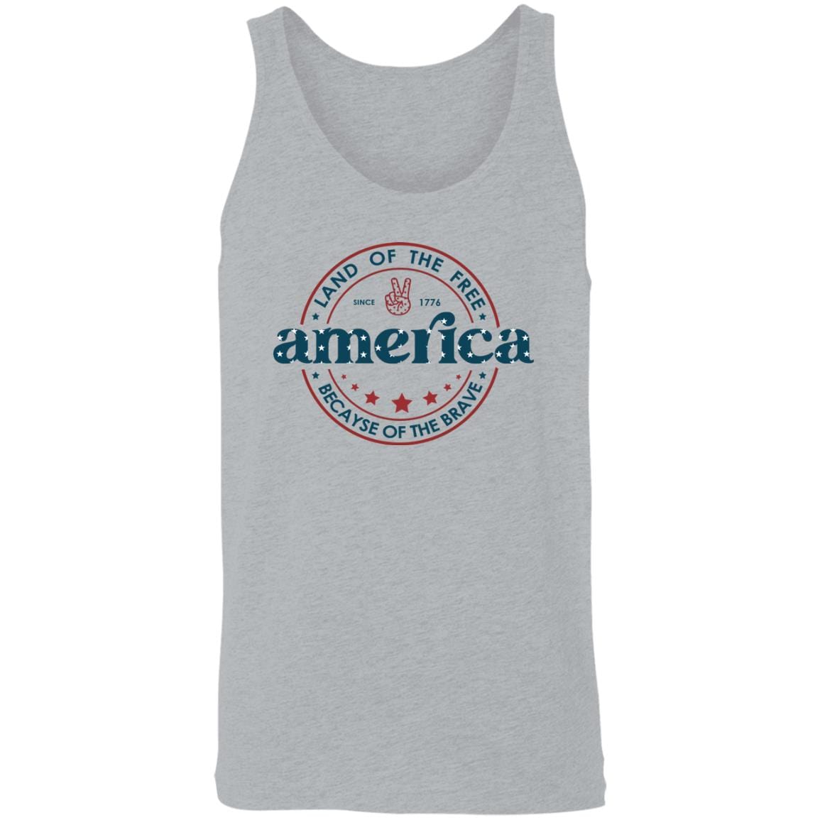 GeckoCustom G500 5.3 oz. T-Shirt Unisex Tank Top / Athletic Heather / X-Small