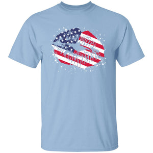 GeckoCustom G500 5.3 oz. T-Shirt Basic Tee / Light Blue / S