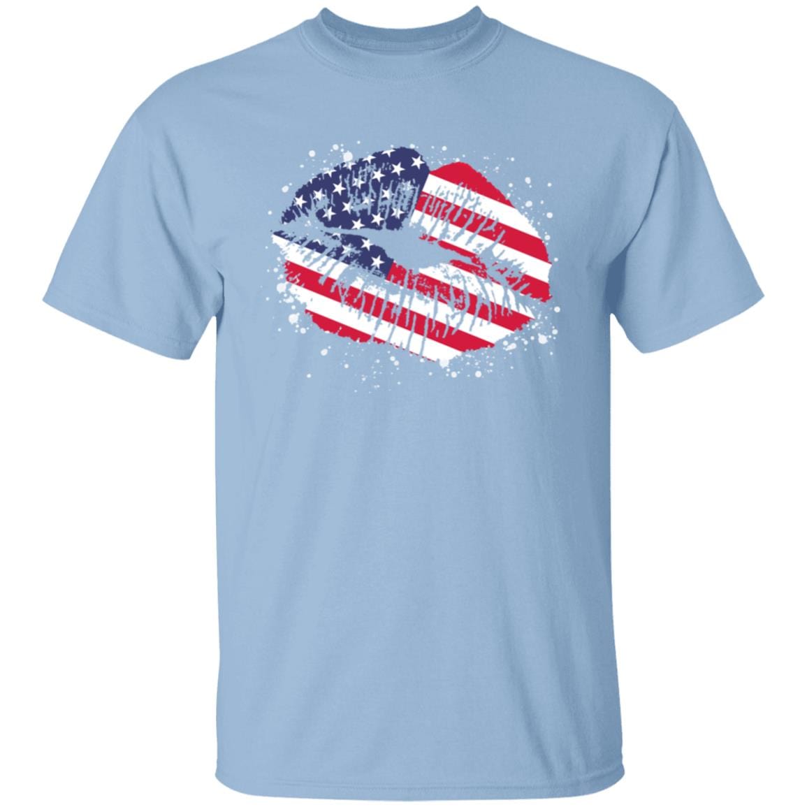 GeckoCustom G500 5.3 oz. T-Shirt Basic Tee / Light Blue / S