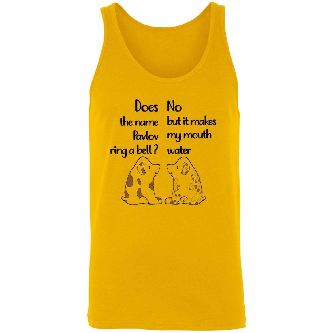 GeckoCustom G500 5.3 oz. T-Shirt Unisex Tank Top / Gold / X-Small