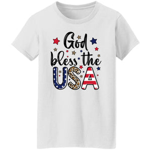 GeckoCustom G500L Ladies' 5.3 oz. T-Shirt Women T-shirt / White / S