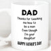 GeckoCustom Gift For Dad From Daughter, Father's Day Mug, Funny Mug For Dad, Birthday Gift Or Christmas Gift For Father C295 11oz