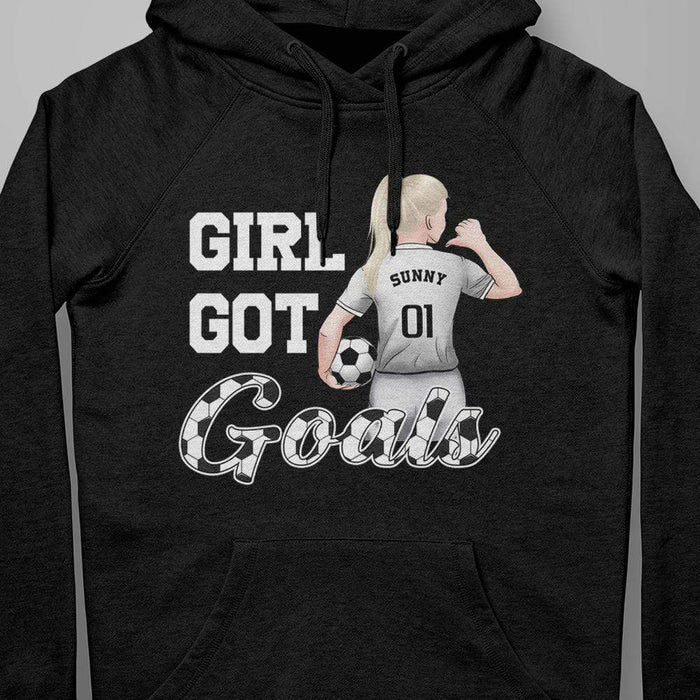 GeckoCustom Girl Got Goals Soccer Girl Shirt