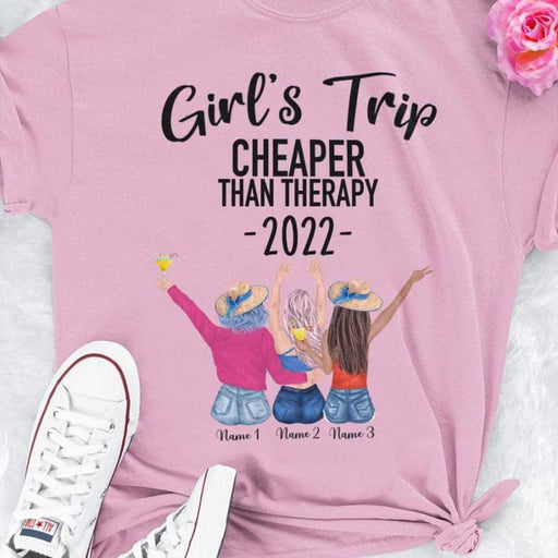GeckoCustom Girls Trip 2021 Than Therapy Best Friend Shirt