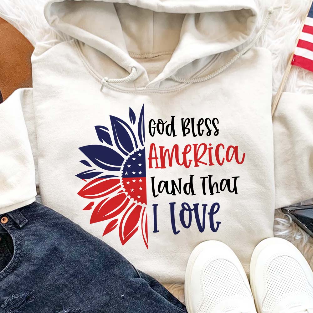 GeckoCustom God Bless America American Shirt, HN590
