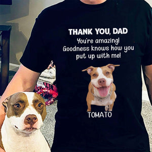 GeckoCustom Goodness Knows Personalized Dog Cat Pet Photo Shirt C284