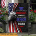 GeckoCustom Graduation With America Flag Graduation's Day Flag HN590