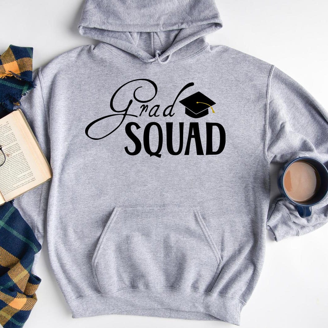 GeckoCustom Grand Squad With Hat Shirt Graduation Gift HN590 Pullover Hoodie / Sport Grey Colour / S